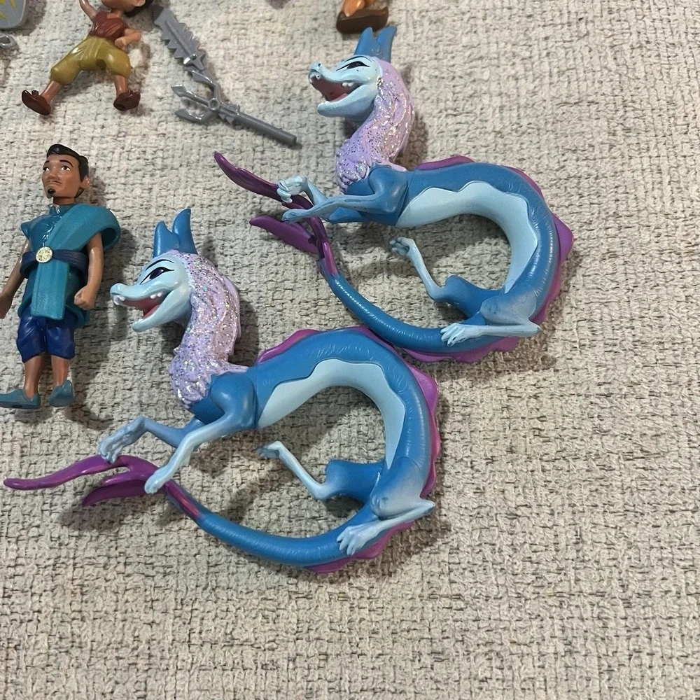 Disney Raya & The Last Dragon Vintage Toy Lot 15+ Figures Accessories‎